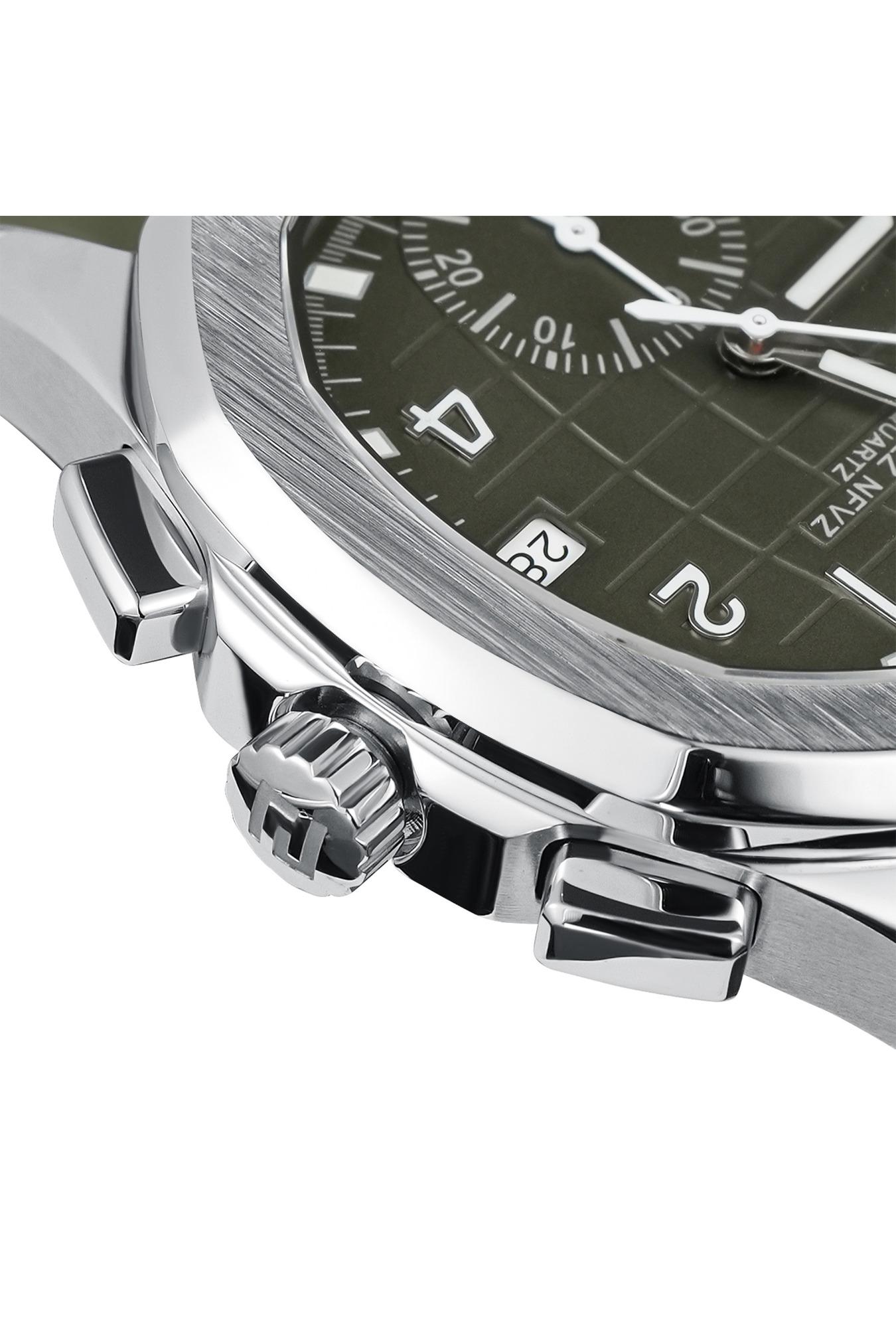 NAVIFLZ NFVZ New Classic 5968 Men's Watch Orange Color Sapphire Crystal Rubber Srap Sports Male Quartz Watches 50M Waterproof