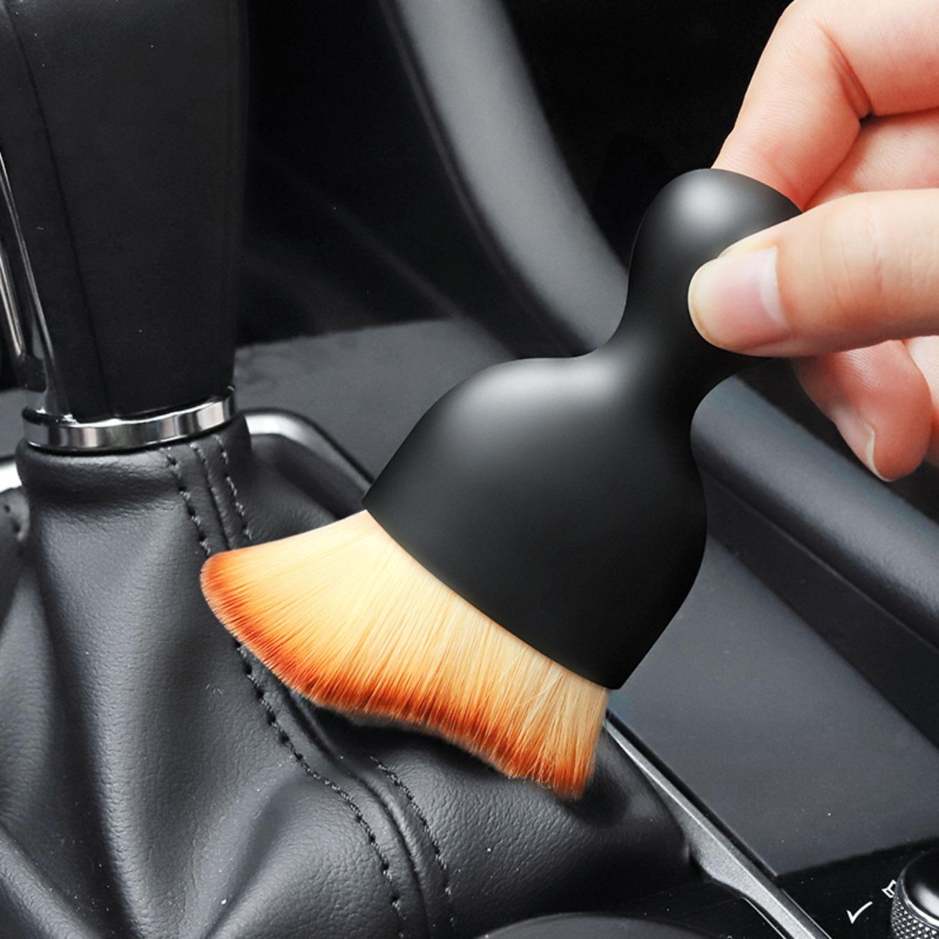 Car air conditioner air outlet cleaning brush gap cleaning soft hair dust removal tool