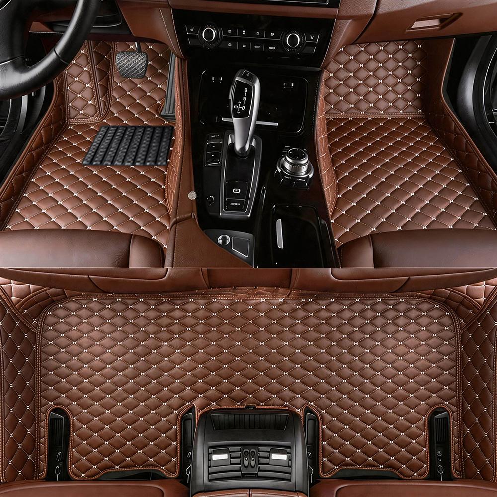 For BYD Seal 06 EV/DM-i PU leather left-hand drive car floor mat, 360 degree protection, car interior accessories, suitable for heavy weather, quick disassembly, cleaning and installation for daily use Automotive floor mats