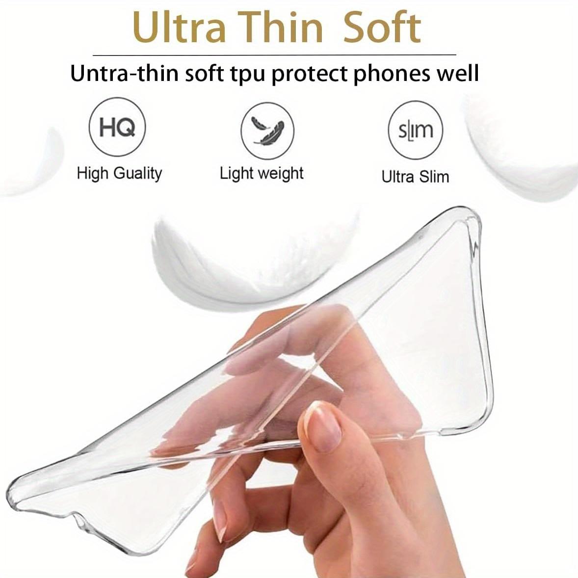 Case for Xiaomi Mi 11 / Mi 11 Pro, Clear Phone Case with Reinforced Corners Camera Protection Bumper Slim Fit Shockproof Flexible TPU Case, Transparent