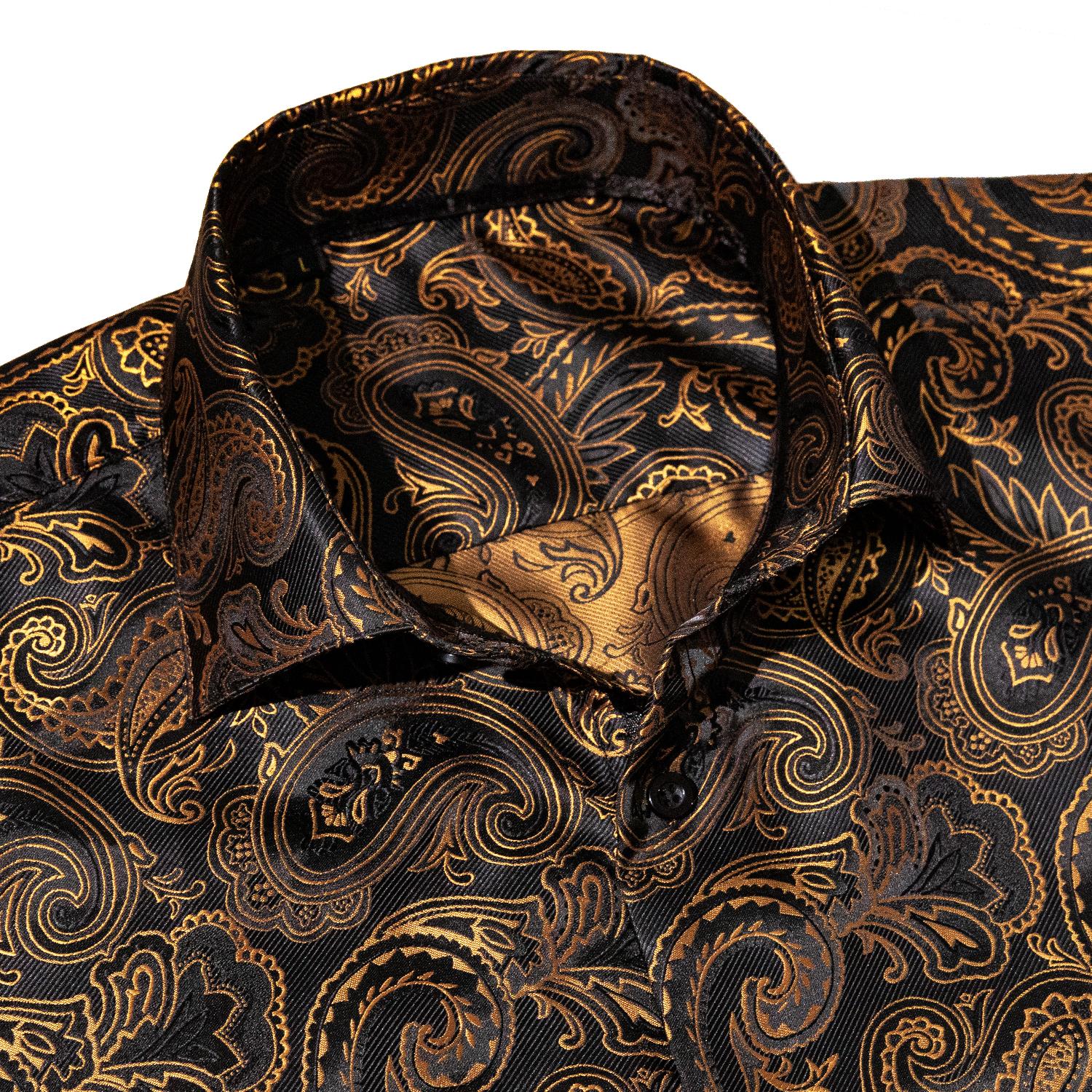 AILISUS Men's Wrinkle Free Casual Shirts Paisley Jacquard Long Sleeve Dress Shirt Breathable Regular Slim Classic Collared Menswear Holiday Wedding Dating Party Prom Men Tops SpringStatements AILISUS Men's Wrinkle Free Casual Shirts Paisley Jacquard Long Sleeve Dress Shirt Breathable Regular Slim Classic Collared Menswear Holiday Wedding Dating Party Prom Men Tops SpringStatements