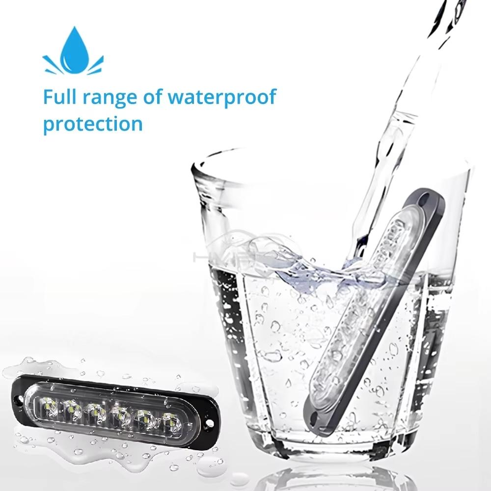 24 LED Strobe Light Wireless Car Emergency Flashing Light Car LED 12V-24V Trailer Truck Strobos Police Warning Light Auto Diode Lamp Strobe Car Lights