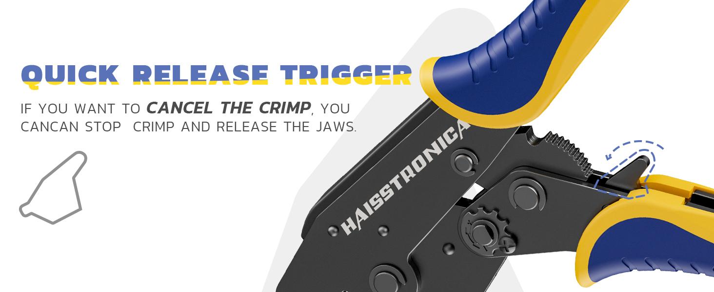 haisstronica 8PCS Crimping Tool Set - Ratchet Wire Crimping Tool for Heat Shrink,Insulated Nylon,Non-Insulated,Ferrule Wire End,Open Barrel Terminals,Solar Connectors,Father's Day Gift multi  tool