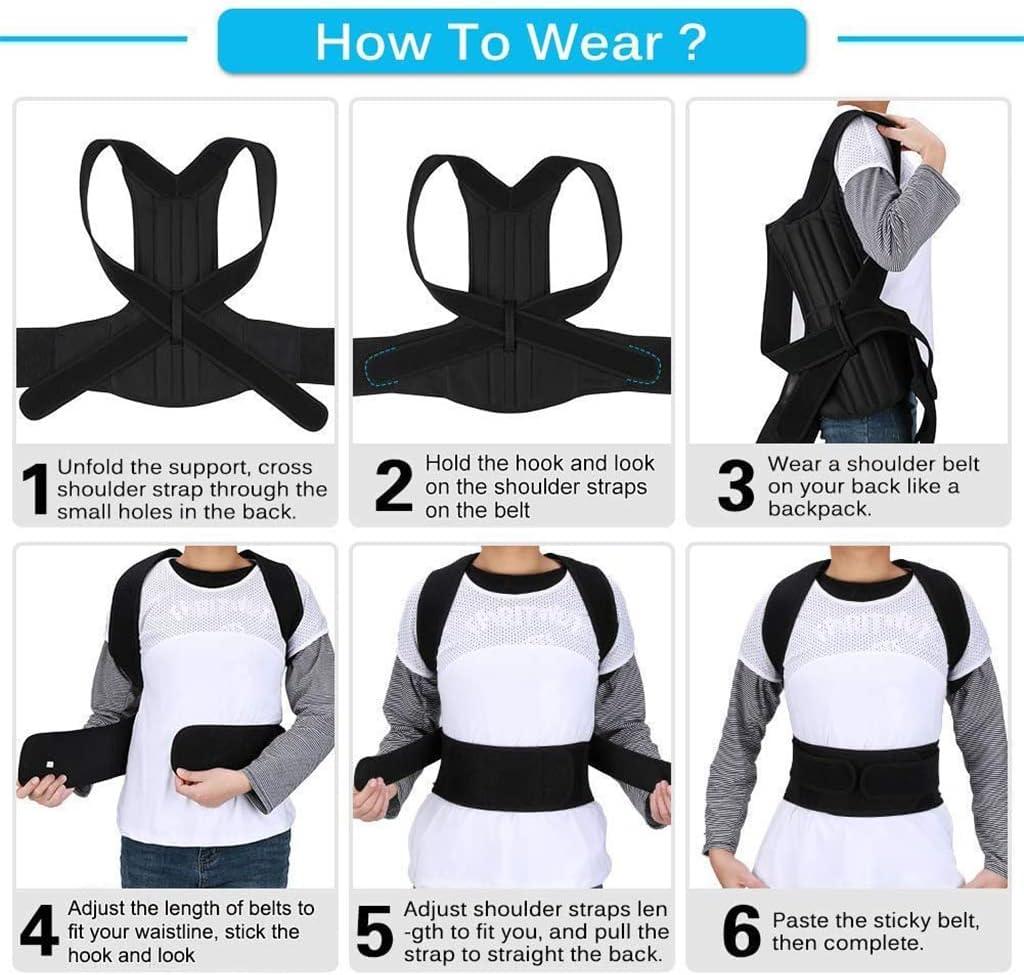 Drive Pain-Free & Sit Straight Premium Posture Corrector with Upper/Lower Back Support & Comfort Compression Healthcare Tool