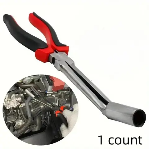 Car Spark Plug Wire Removal Plier, Multipurpose High Pressure Engine Cable Removal Clip Tool, Spark Plug Boot Removal Tool, Professional Car Engine Accessories, Hand Tools, Pliers