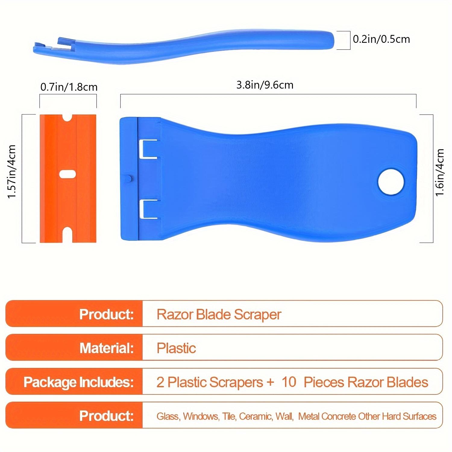 22-Piece Multi-Functional Rubber Scraper Set, Durable Plastic Cleaning Spatula, Reusable Household Tool, Easy Grip Handle, Modular Design