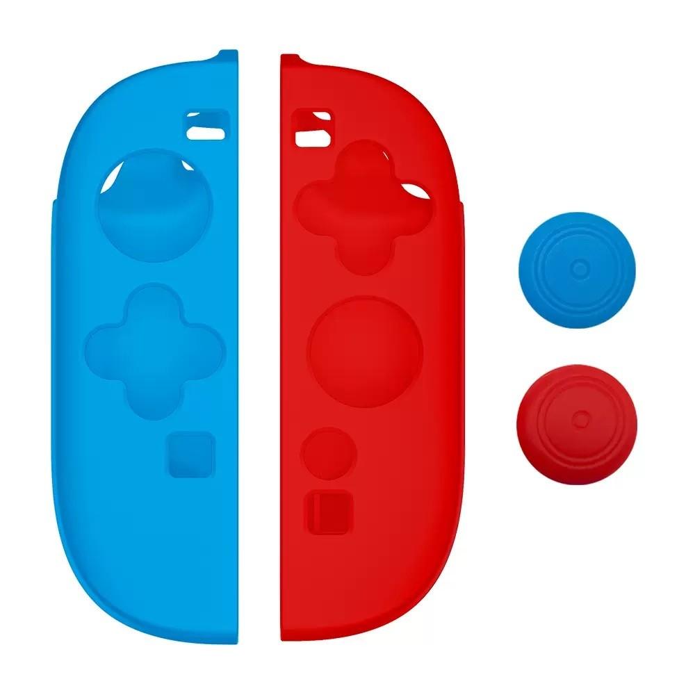 Switch 2nd Generation Left Right Controller Grip + 2 Joystick Caps, Enhanced Gaming Experience, Durable Design, Perfect Fit