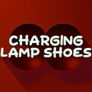 Charging lamp shoes