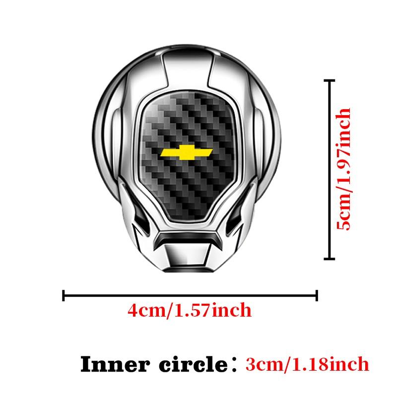 Chevrolet Car Interior Engine Start Button Protective Cover, Car Engine Start Button Cap, Engine Start/Stop Switch Decorative Button Cover, Flip-Open Automotive Style Design, Car Accessories.