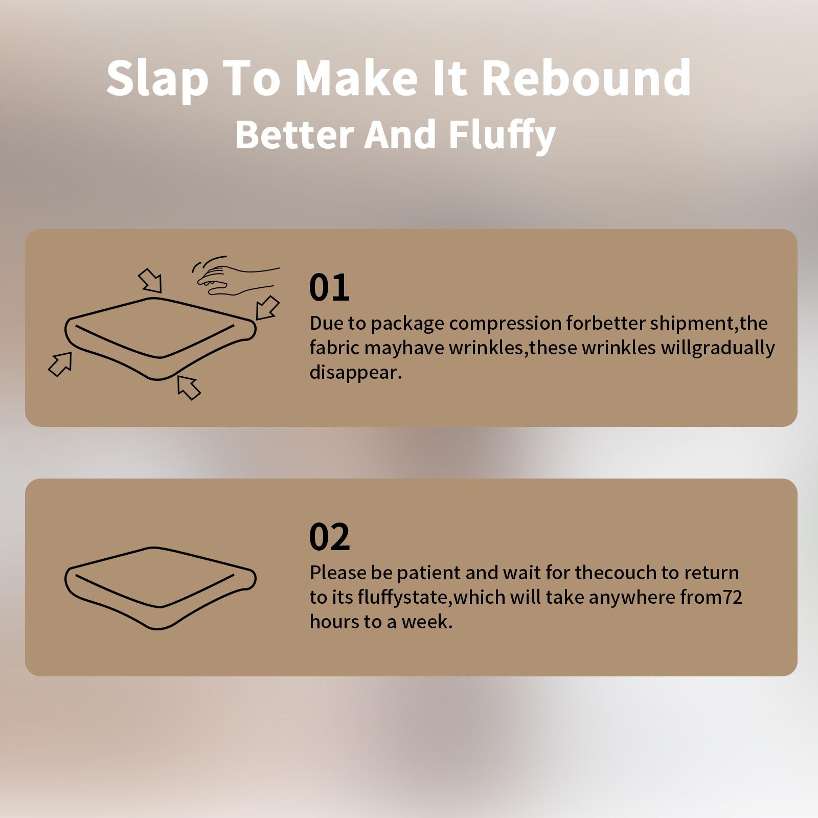 [SpringStatements] EBELLO Boneless Chaise Lounge, Upholstered Sofa Bed with Throw Pillows and Armrests, Indoor Sleeper Chair- Luxurious Plush Corduroy Chair Bed for Living Room - No Assembly Required