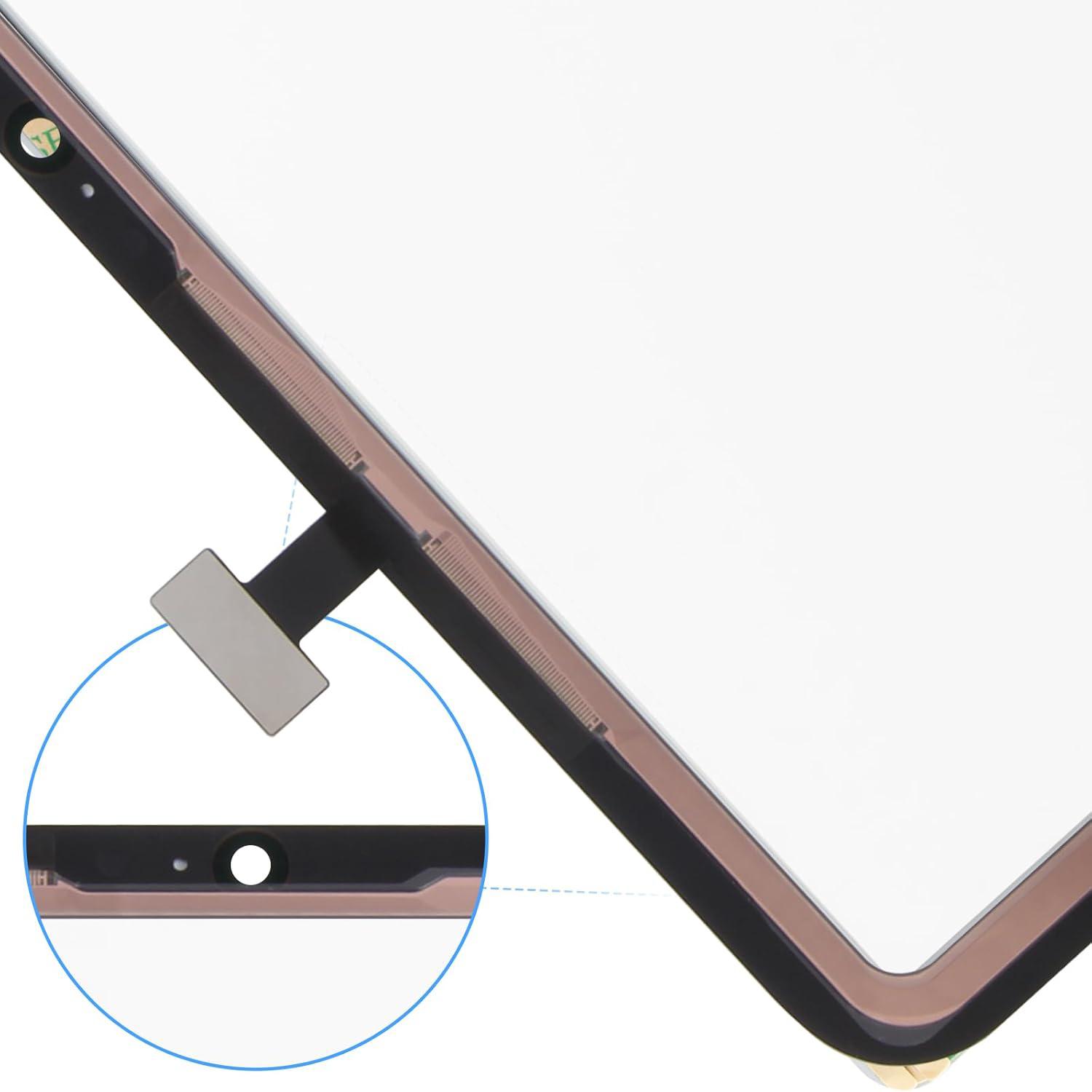 for iPad 10 (10th Generation) Screen Replacement,  Digitizer Touch Glass Replacement for ipad 10th Gen 10.9 inch (A2696, A2757, A2777,A3162,2022 Released) Retain Touch ID (NO LCD) Tablet