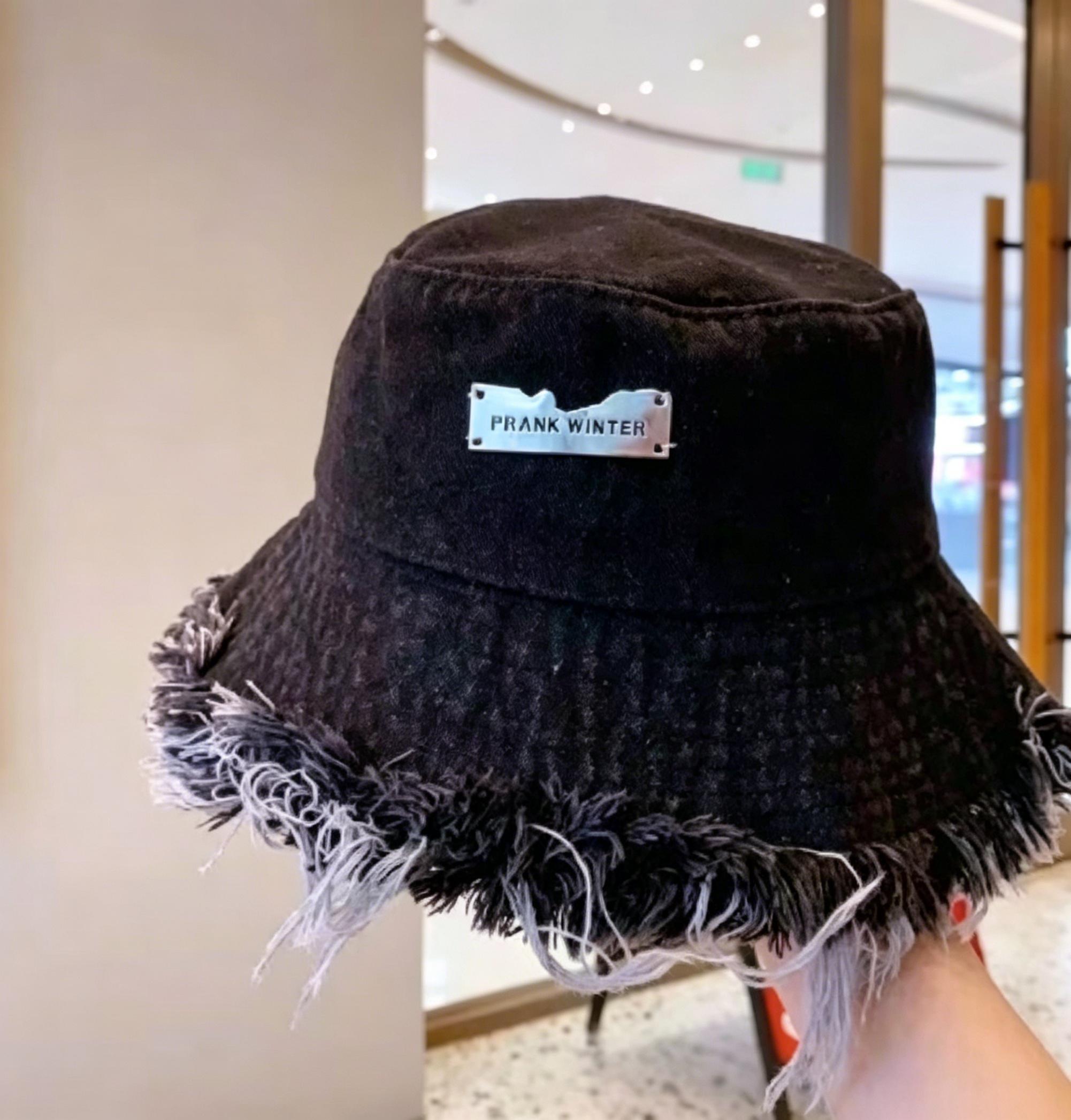 Women's Thin Washed Denim Bucket Hat | Summer Distressed Frayed Edge Wide Brim Sun Protection Hat for Outdoor Women's Thin Washed Denim Bucket Hat | Summer Distressed Frayed Edge Wide Brim Sun Protection Hat for Outdoor