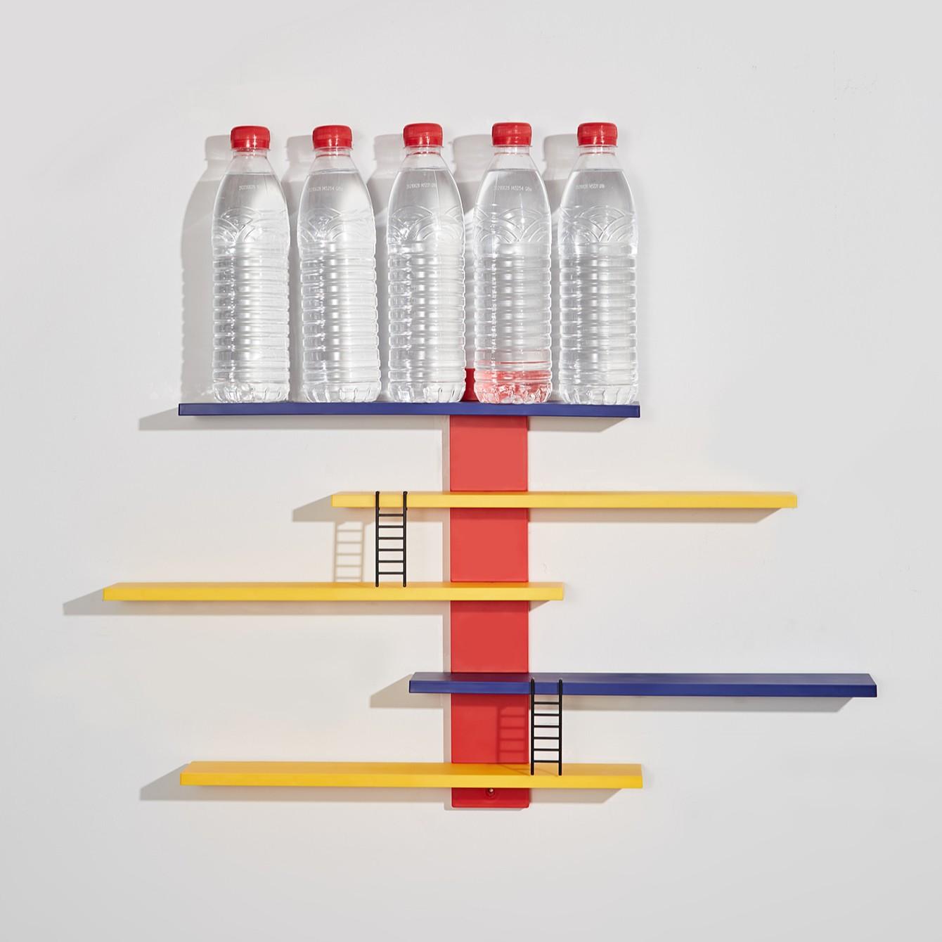 Adjustable Wall-Mounted Display Rack, 5-Tier Ps Board Storage Shelf, Modern Home Decor Organizer for Action Figures, Dolls, Statues, Toys