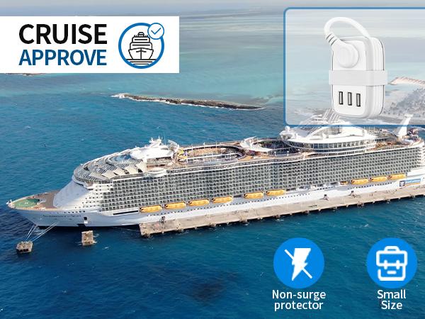 Travel Power Strip with USB Ports, NTONPOWER 2 Outlets 3 USB with 3FT Short Extension Cord Flat Plug, Mini Power Strip Flat Plug, Portable Small Size for Travel Cruise Essentials,