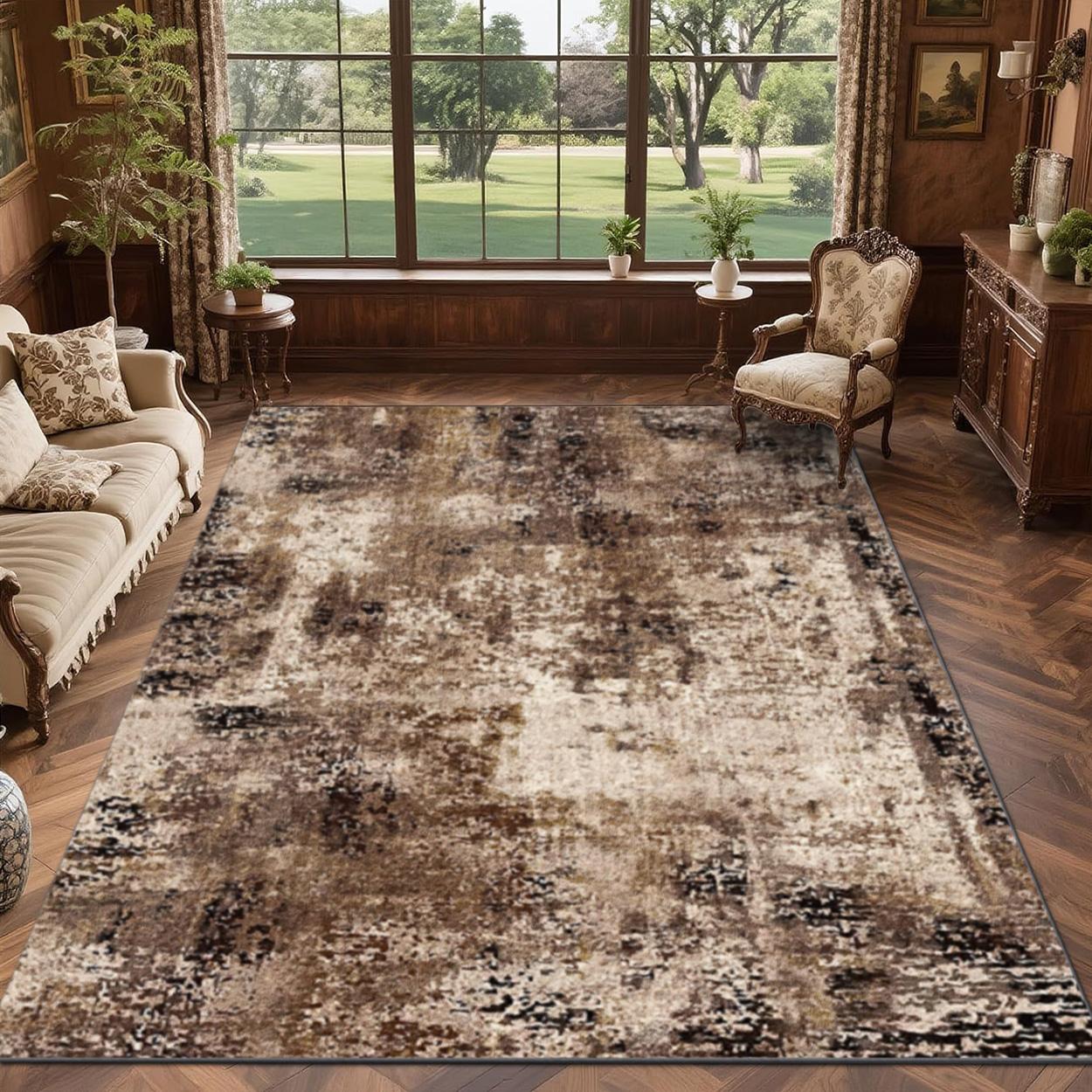 Velvet soft and comfortable patterned printed carpet, suitable for multiple scenarios, available in various sizes, soft and non-shedding, Boho area rug, Modern abstract rug, Geometric pattern rug, Home decorative rug, Boho rugs