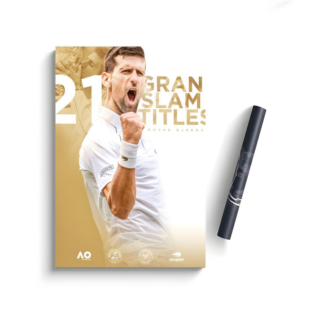 Novak Djokovic Poster Bedroom Home Decor Art Poster Perfect Gift for Family and Friends