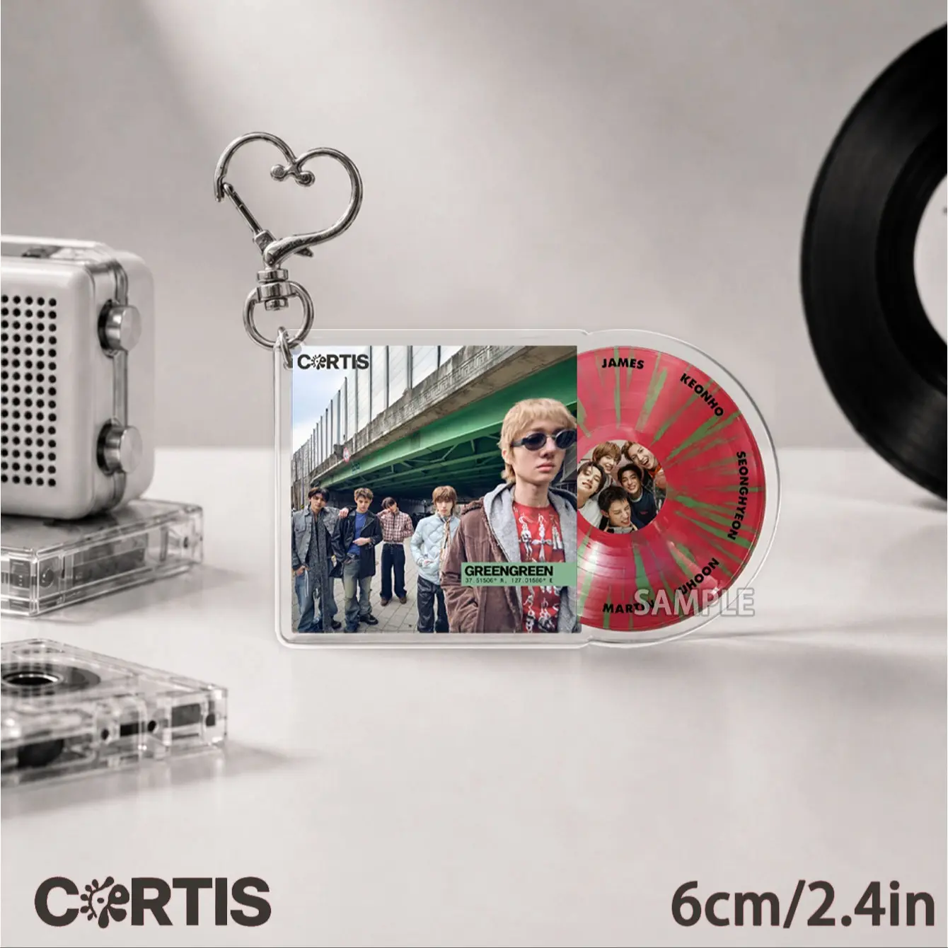 Cortis Keychain, Music Keychain, Fans Merchandise, Bag Charm, Cup Decoration, Birthday Gift, Party Favor, James, Juhoon, Keonho