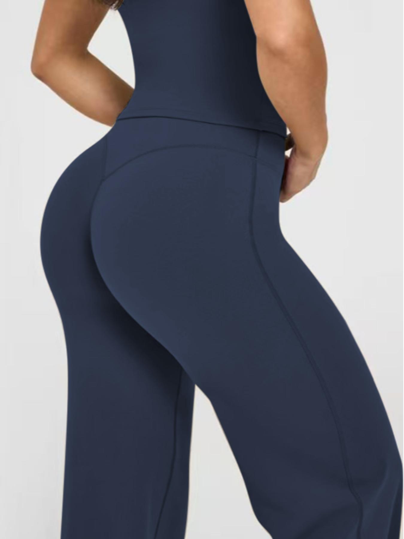 3-Pack/2PCS Women's High-Waisted Flare Leggings | Solid Color Yoga Pants | Soft & Stretchy Athletic Bottoms for Gym, Running, and Casual Wear 3-Pack/2PCS Women's High-Waisted Flare Leggings | Solid Color Yoga Pants | Soft & Stretchy Athletic Bottoms for Gym, Running, and Casual Wear