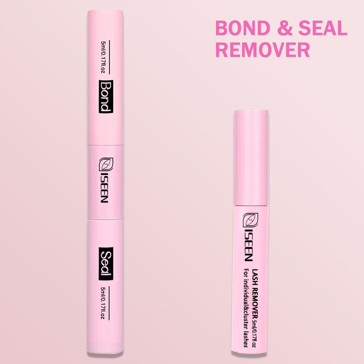 Lash Cluster Glue 1pcs/2pcs/5pcs, Waterproof Adhesive for Lash Bonding and Sealing, Lash Glue Lasting 72 Hours, Eyelash Glue Tweezers