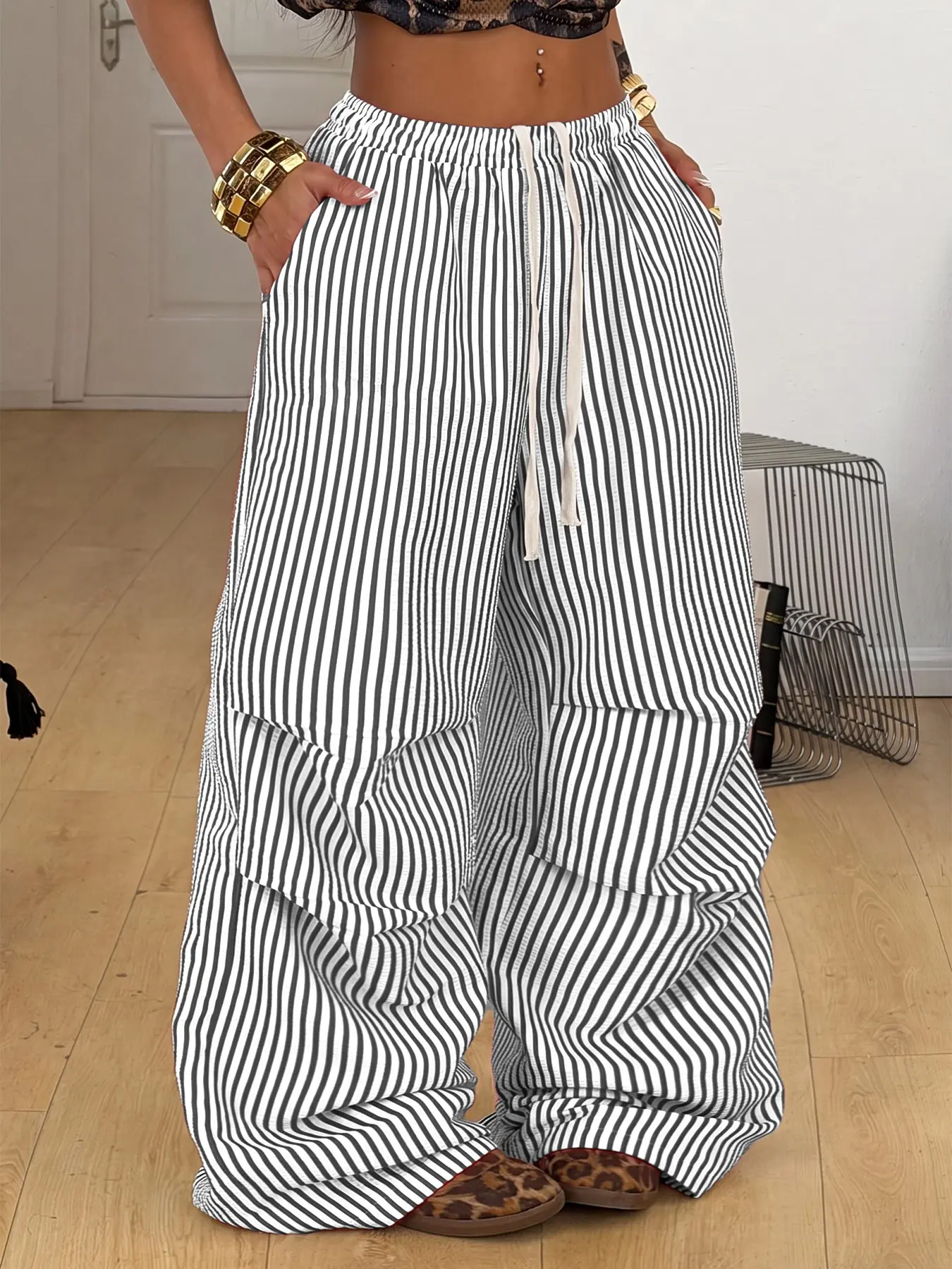 Black and white stripes
