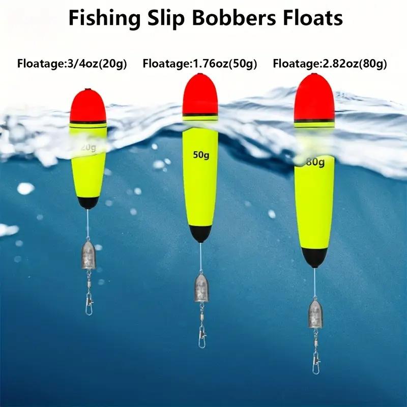 5pcs Dual Color Large Belly Floats, Sea Fishing Buoyancy Aid, Middle-Through Apo Design, Essential Angling Accessories
