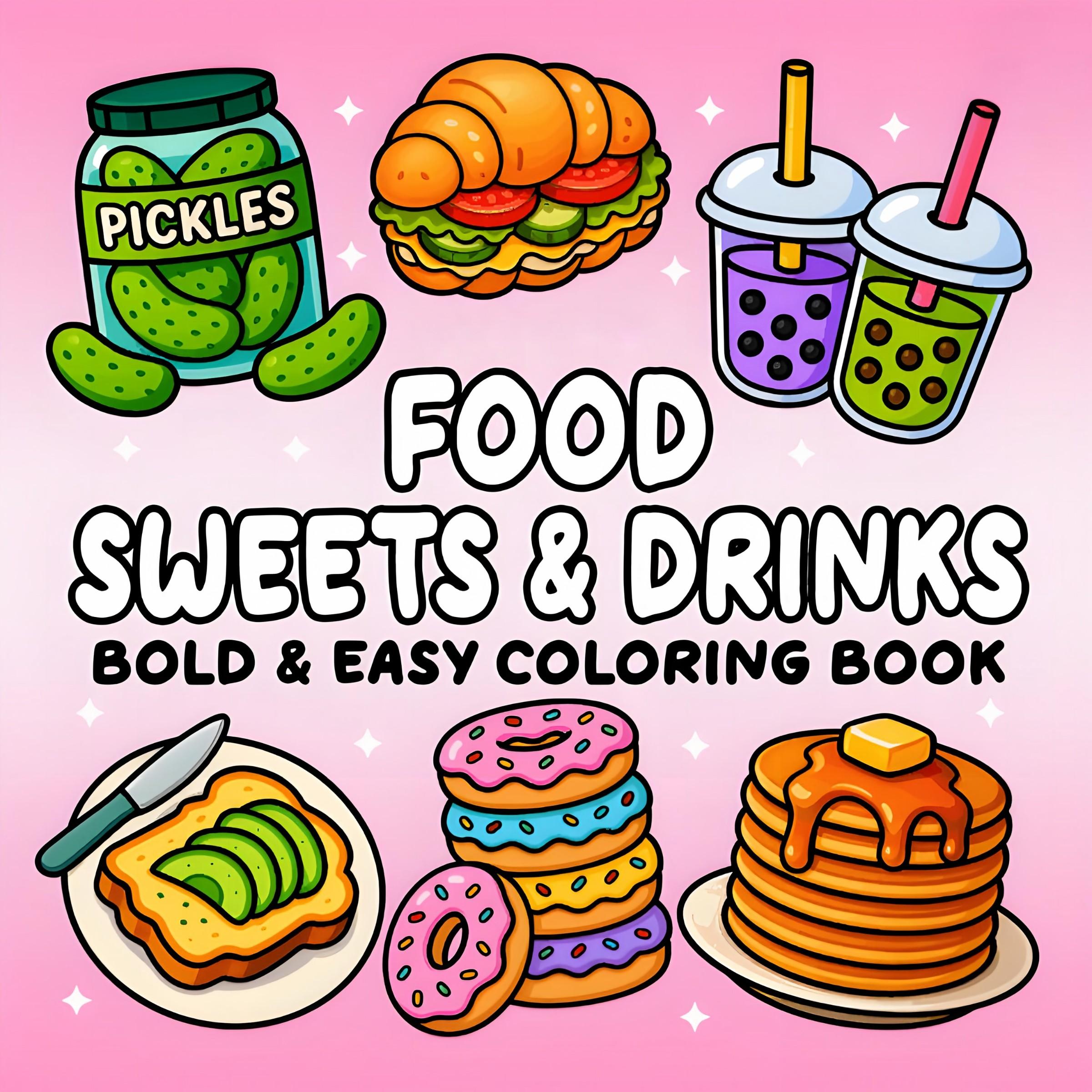 Cartoon Pattern Coloring Book, Coloring Gift Book, 4/8 Counts/set Stress Relief Fun Coloring Book, Kill Time Graffiti Painting Drawing Art Book, Art Supplies for Adults & Teens,Back-to-school and holiday gifts
