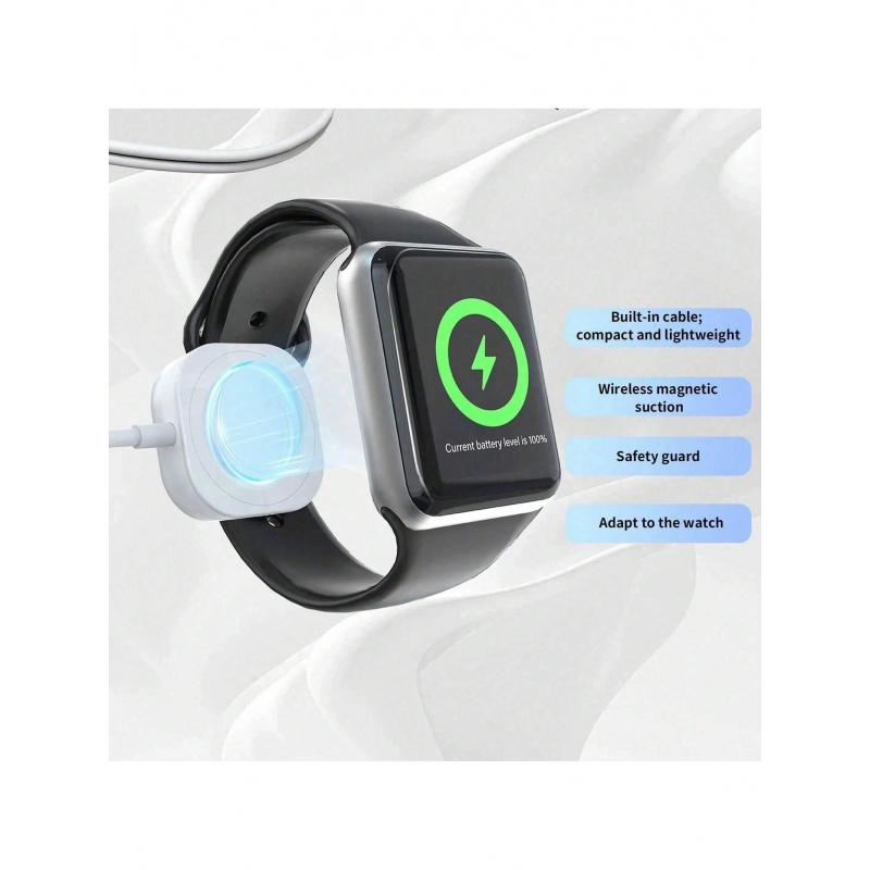 Wireless watch charger, magnetic charging cable, compatible with all models, Smart Watch Charger