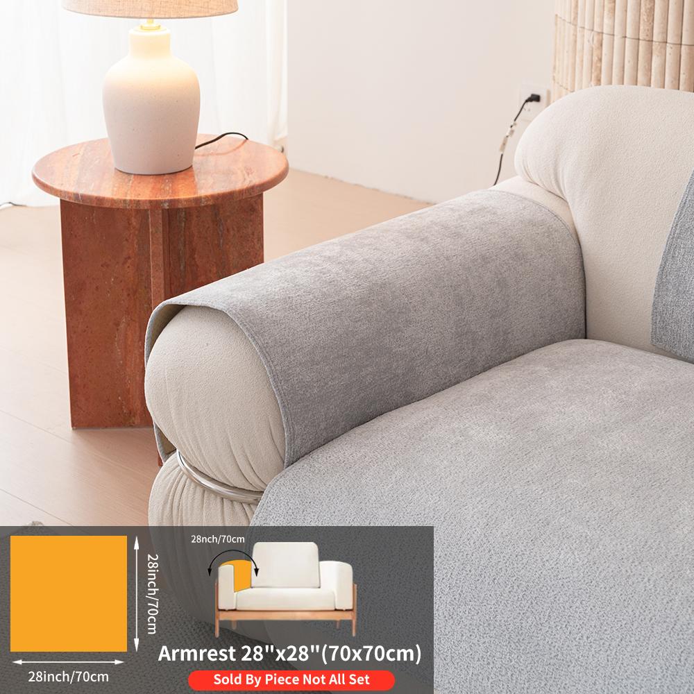 Anti-Slip Durable Sofa Cushion, Washable Pet Protection Cover, Soft Sofa Protector, Dustproof for Living Room and Office, Easy to Clean Cat Scratch Resistant