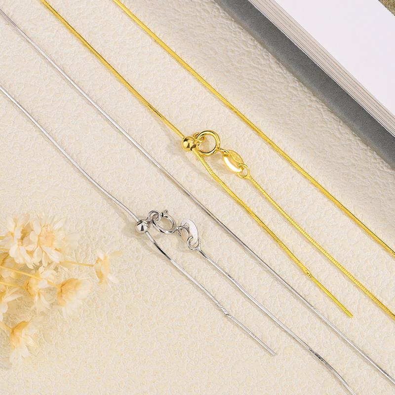 Universal Boxed Chopard Chain 40-55cm Long Chain, with Small Hole Pendant DIY Necklace Universal Chain Gift for Girlfriend