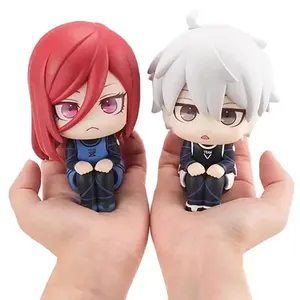 10cm Blue Lock Anime Figure Look Up Isagi Yoichi/Nagi Seishiro Action Figure Bachira Meguru Figurine Collection Model Doll Toys