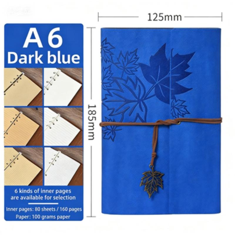 A6/a7 Business Loose-Leaf Notebook, Student Planner, Travel Companion, Portable Diary, Ideal for Notes and Organization