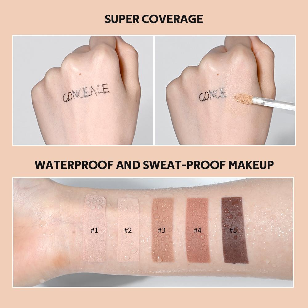 Multifunctional Concealer Stick, High Coverage Cream Texture, Waterproof Sweatproof Long-Lasting, Face Body Use, Full Coverage Foundation, Matte Concealer, Matte Makeup Finish, Perfecting Complexion Stick