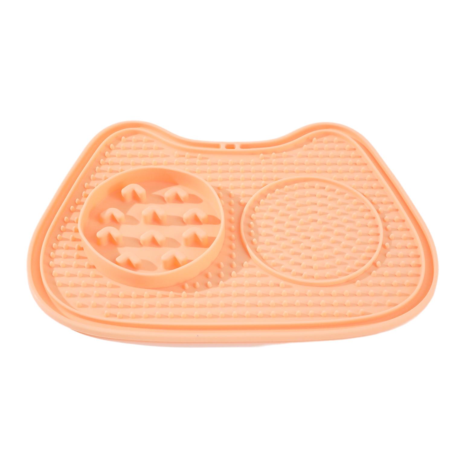 Easy-Clean Dog Licking Pad, Non-Slip Slow Feeder Mat, BPA-Free Silicone Licking Pad, Interactive Dog Toy, Pet Accessories