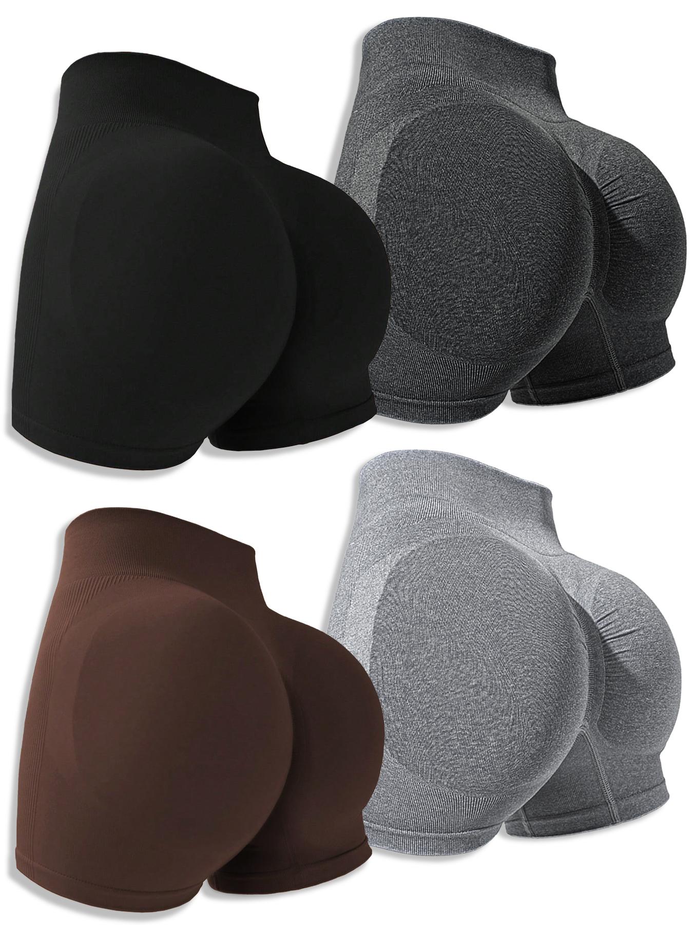 Sporty Women's Plain High Waist Skinny Sports Shorts, Soft Stretch Shorts, Sports Comfy Breathable Short Leggings for Yoga Gym Workout Running, Breathable Athletic Shorts, Ladies Sportswear for All Seasons, Gym Clothing