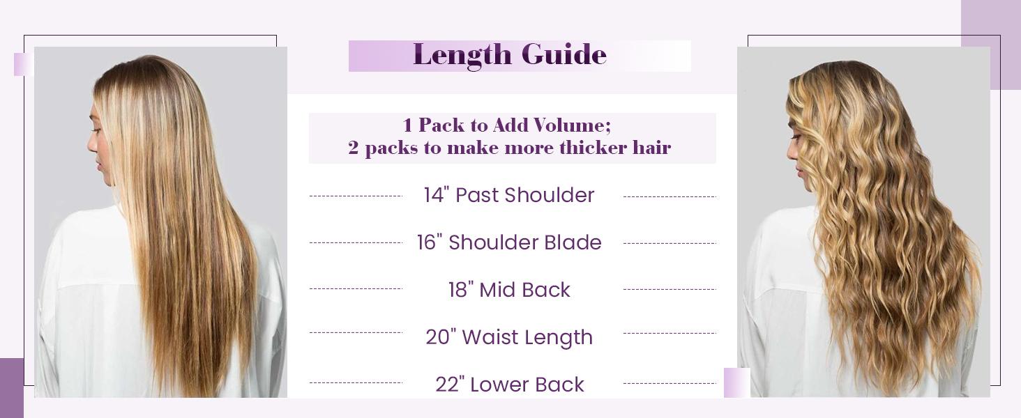 LaaVoo Seamless Clip in Hair Extensions Real Human Hair Invisible PU Weft 7 Counts Outdoorfun TikTokShopBlackFriday