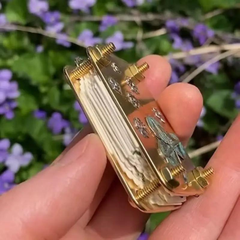 Mini Floral Pressing Tool, Handmade Mini Floral Press Box, Ideal for Specimen Making, Bookmark Crafting, Scrapbooking, Mother's Day Gift