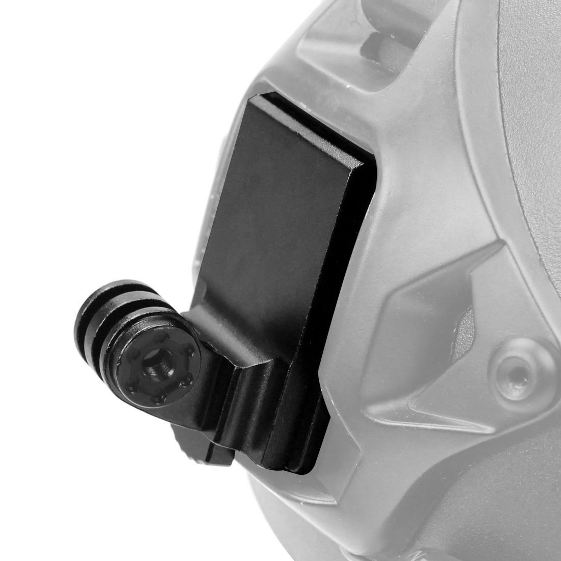 Aluminum Alloy Helmet Mount Holder For Gopro13 For Gopro Full Series For DJI Osmo Action4 With Dual Card Support Photography Equipment Accessory