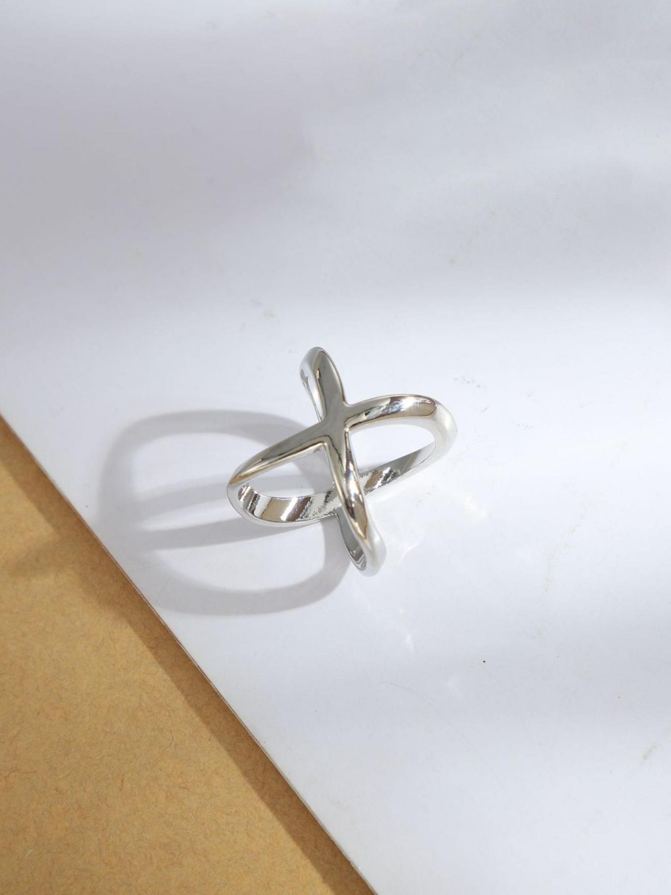 X Shaped Scarf Clip, Fashionable Cross Design Scarf Holder, Casual and Versatile Scarf Accessories for Women & Men, Trendy All-match & Exquisite Scarf Holder for Birthday Gift, Cinch Clips, French Pin