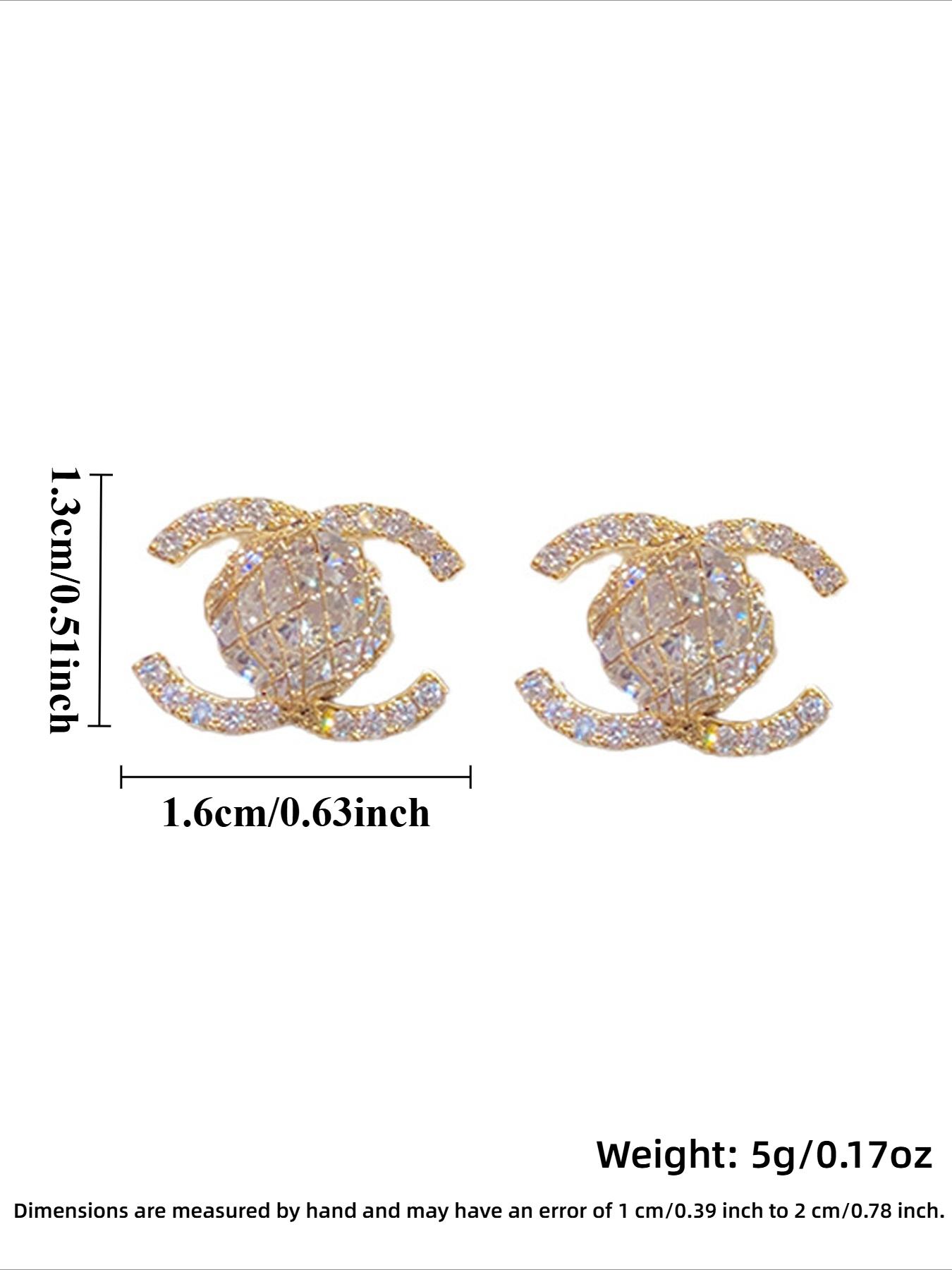 Elegant Zirconia Stud Earrings for Women, Artificial Zirconia Earrings, Fashionable Simple Design, Perfect for Daily Commute, Versatile Ear Rings