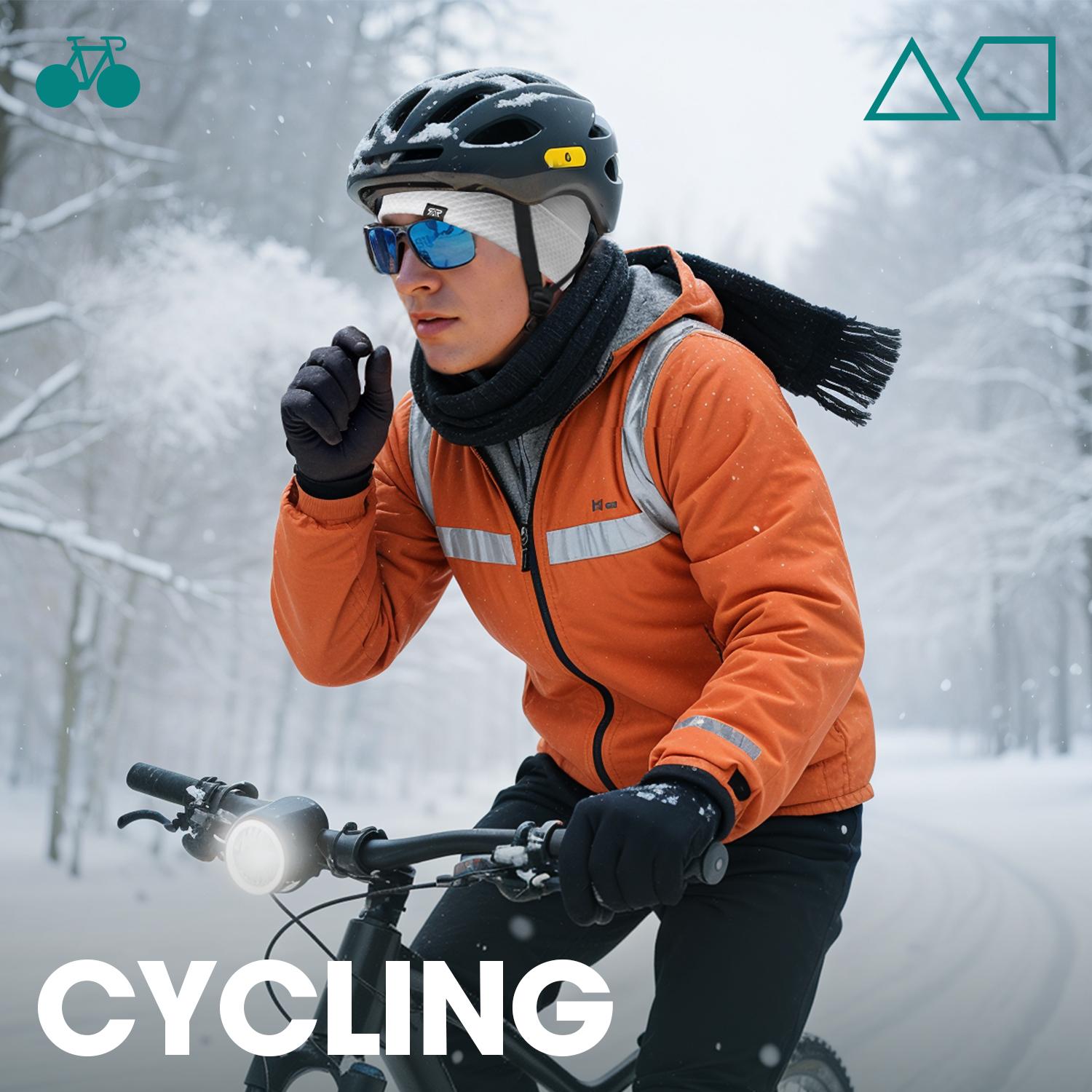 Unisex Winter Warm Skull Cap for Men Women,Lightweight Beanie Cycling Hat Breathable Helmet Liner, Multifunctional Skull Caps