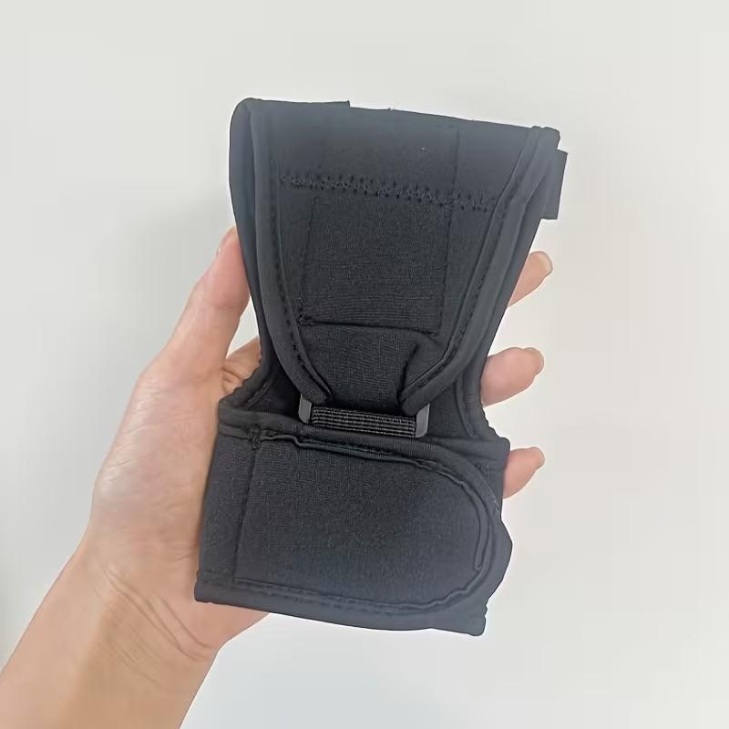 Adjustable Knitted Polyester Finger Exerciser Aid, Stroke Rehabilitation Training Hand Support, Elderly & Hemiplegia Recovery, Fist Strength Development