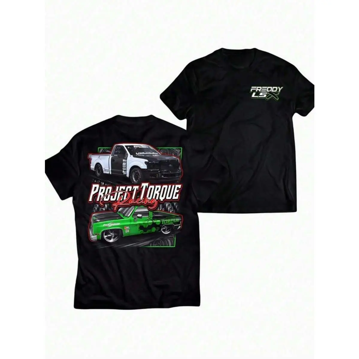 Men'S Graphic Tee Project Torque Trucks Everyday Use, Made Of%, Gifting