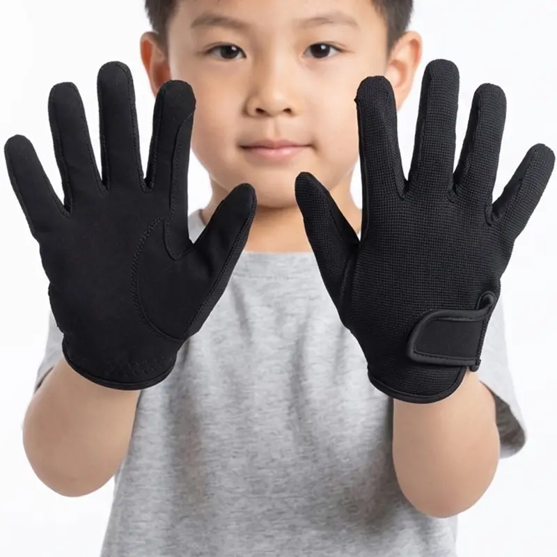 Kids' Riding Gloves – Non-Slip, Wear-Resistant, Breathable & Highly Elastic for Training & Horseback Riding