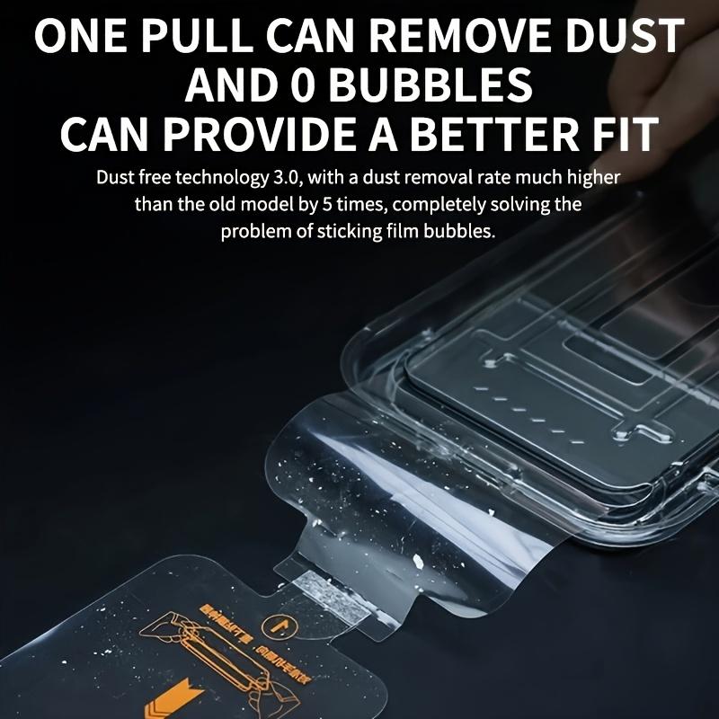 4-Pack 4K HD Oleophobic Coating Dust free Installation Screen Protector Compatible For iPhone 17 Pro Max 17 Air 16 Pro 16e 15 Plus 14 13 12 11 Pro Max X XS MAX XR Easy One-Click Application, No Dust, Anti-Fingerprint, Shatter-Proof with Tool Included