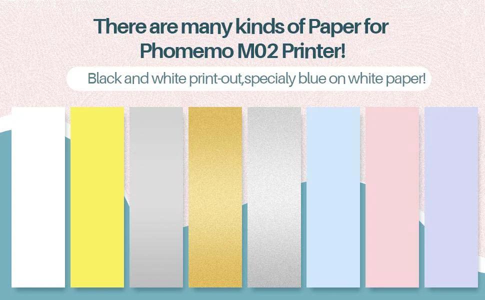 Phomemo M02 Mini Sticker Printer – Portable Inkless Thermal Printer for DIY Crafts, Journals, Photos, Study Notes & Labels – Ideal for Home, School & Travel Phomemo M02 Mini Sticker Printer – Portable Inkless Thermal Printer for DIY Crafts, Journals, Photos, Study Notes & Labels – Ideal for Home, School & Travel