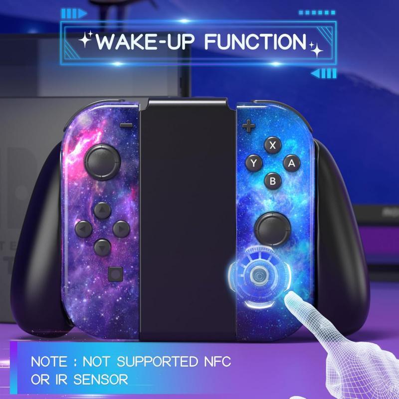 Wireless Controller for Switch Game Handle, Dual Vibration Wireless Controller for Switch Lite Oled, Cool Replacement Controller