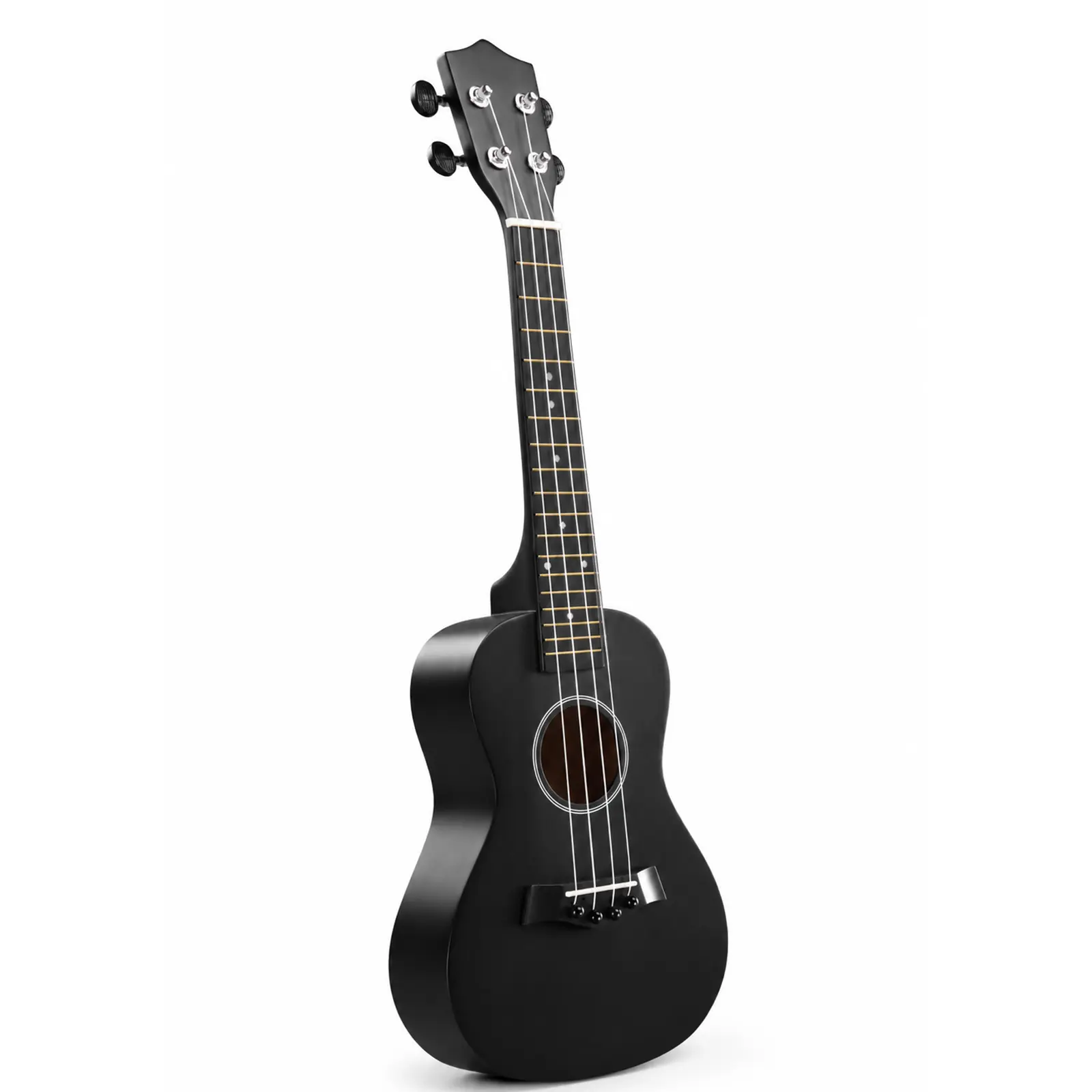 23 in Acoustic Concert Ukulele, Rosewood Fingerboard Mahogany Body Musical Instrument for Beginner Players and Adults, Cotton Bag, Capo, Shoulder Strap, Picks, Wrench Tool, Gift Idea