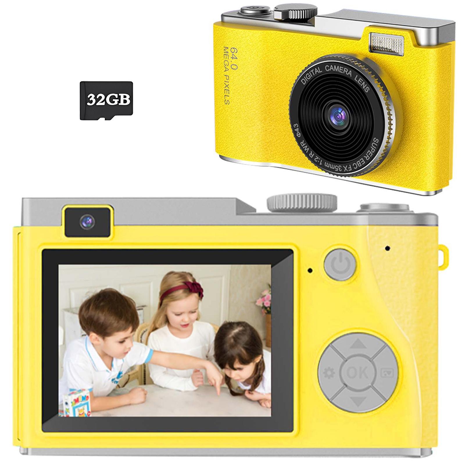 Kids' 2.4 Inch Autofocus Selfie Camera, Digital Portable Camera, Fun Photography Toy for Ages 3-12, Captures Outdoor Adventures & Memories, Ideal Gift for Children
