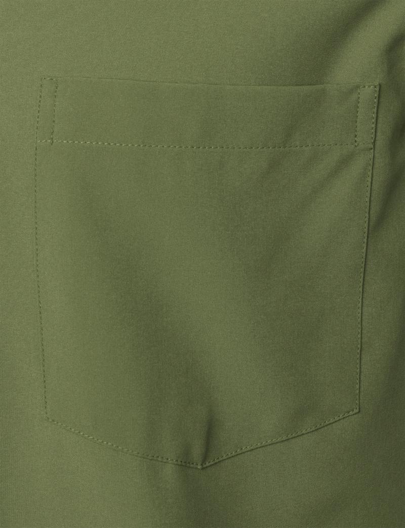 ZEROYAA Men's Regular Fit Orange Dress Shirt Solid Wrinkle-Free Long Sleeve Casual Business Button Up Shirts with Pocket Camisa de Vestir Mens 4th of July Shirt Sublime Shirt Beige Top Polyester Fabric