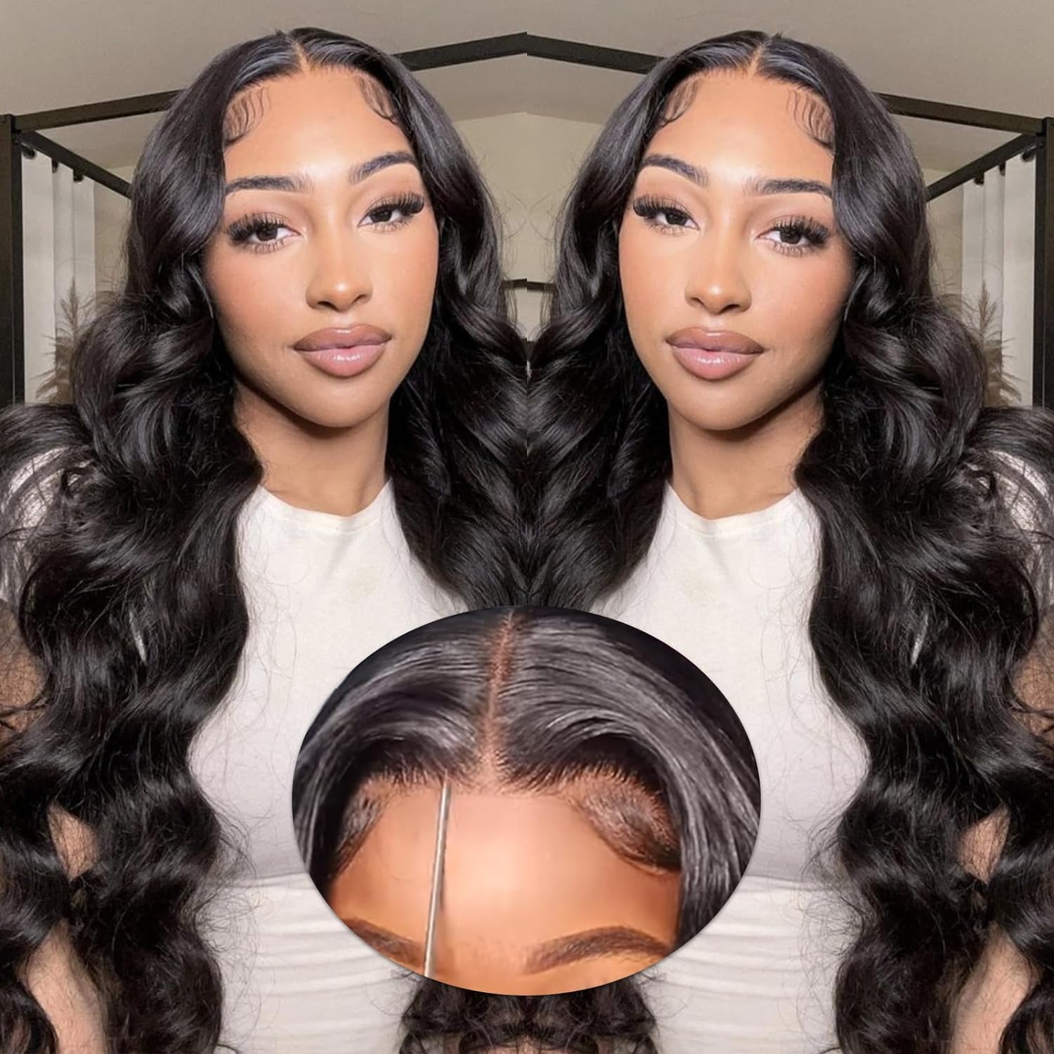 13x4 Glueless Wigs Body Wave Lace Wig Human Hair Ready To wear Wiogs Pre Cut Pre Plucked 6x4 7x5 Hd Transparent  Lace Closure Wig Brazilian Wig For Women 180% Density TikTokShopBlackFrida